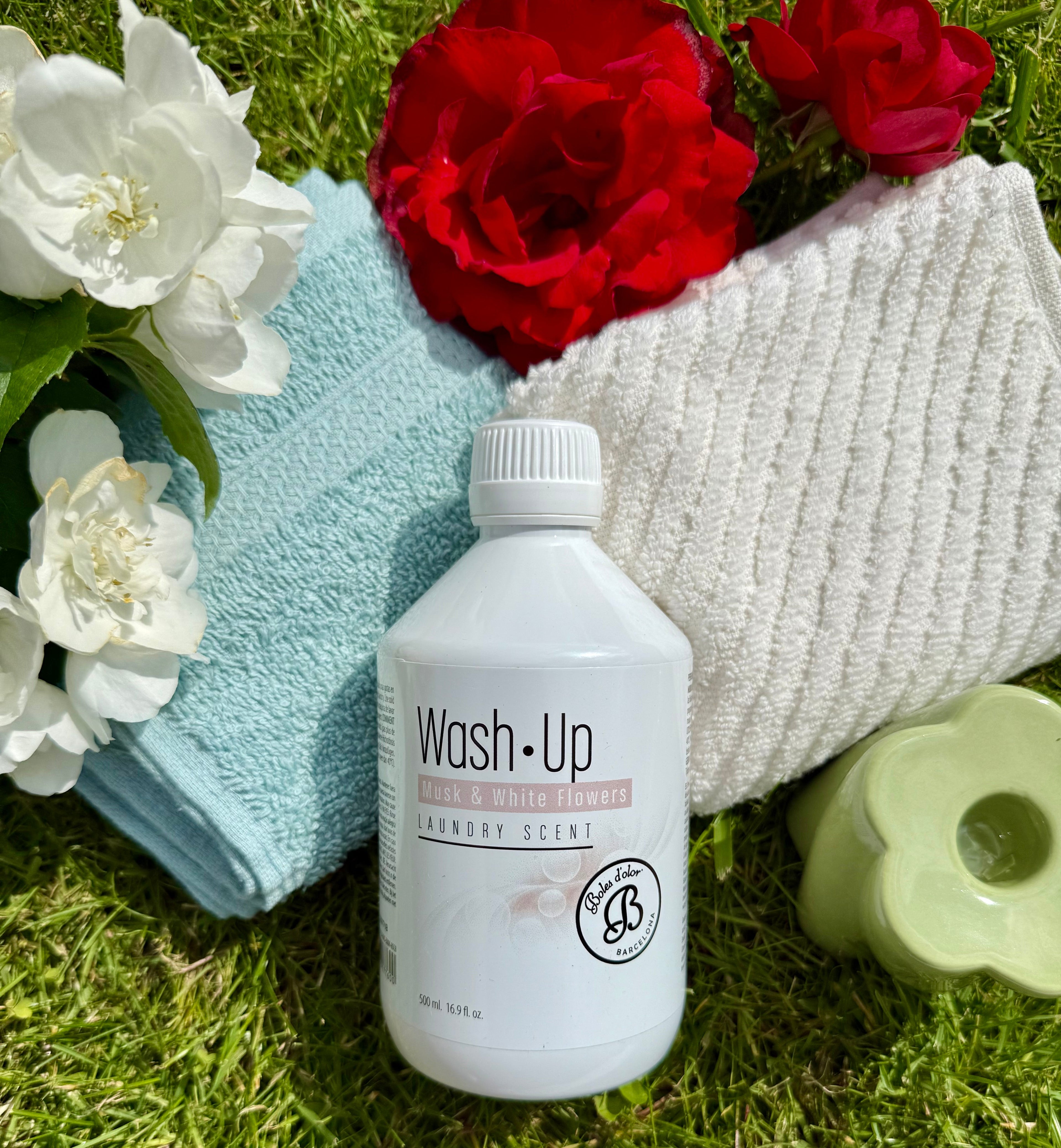 PARFUM DE LINGE 500 ml Musk & White Flowers Ma boutique  Maison Olyss