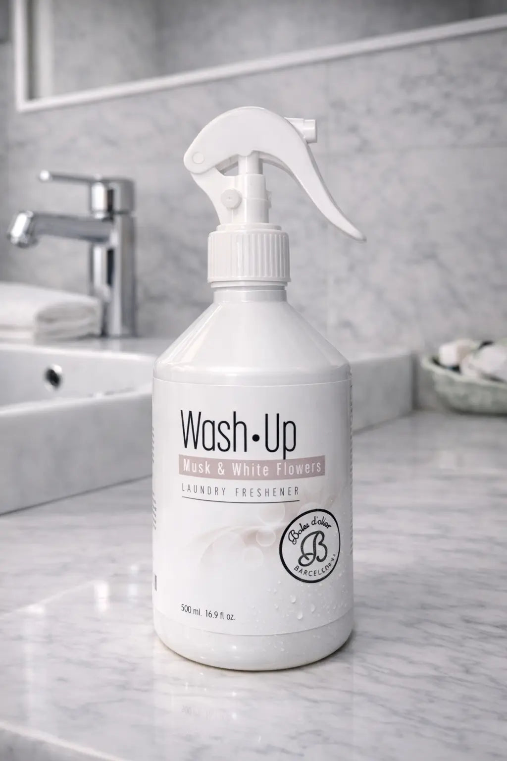 SPRAY DÉSODORISANT 500ML - Musk & White Flowers - Maison Olyss